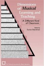 Tapa de Dimensions of Musical Learning and Teaching
