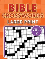 Tapa de Bible Crosswords Large Print Vol 2