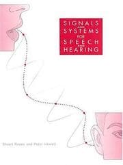 Tapa de Signals and systems for speech and hearing