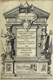 Tapa de Vlyssis Aldrovandi philosophi, et medici Bononiensis De reliquis animalibus exanguibus libri quatuor