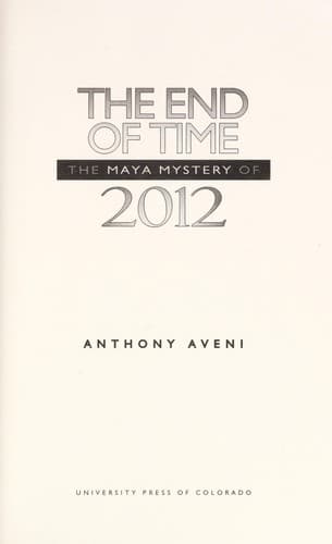 Tapa de The end of time