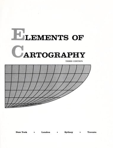 Tapa de Elements of cartography