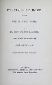 Tapa de Evenings at home, or, The juvenile budget opened
