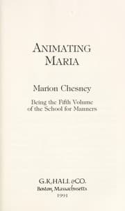 Tapa de Animating Maria