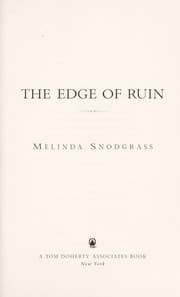 Tapa de The edge of ruin