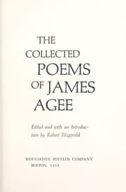 Tapa de The collected poems of James Agee