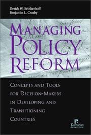 Tapa de Managing policy reform