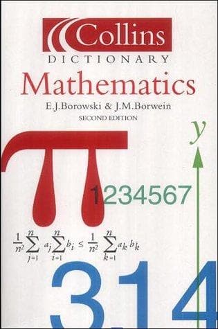 Tapa de Dictionary of Mathematics (Collins Dictionary)