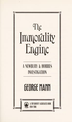 Tapa de The Immorality Engine