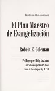 Tapa de El plan maestro de la evangelizacio n