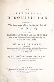 Tapa de An historical disquisition concerning the knowledge which the ancients had of India