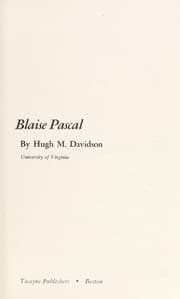 Tapa de Blaise Pascal