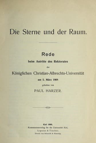 Tapa de Die Sterne und der Raum