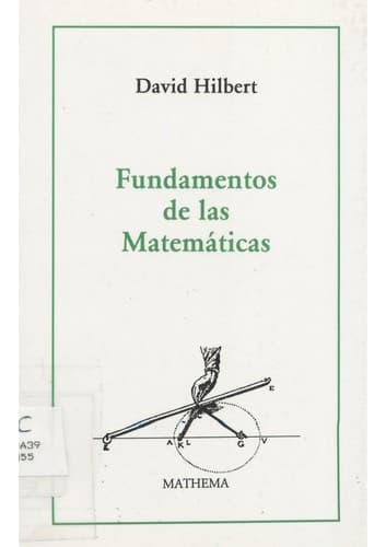 Tapa de Fundamentos de las matematicas
