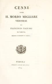 Tapa de Cenni sopra il morbo migliare veronese