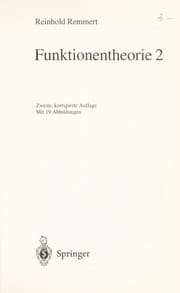 Tapa de Funktionentheorie