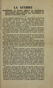 Tapa de La guerre
