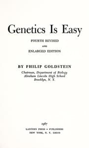 Tapa de Genetics is easy