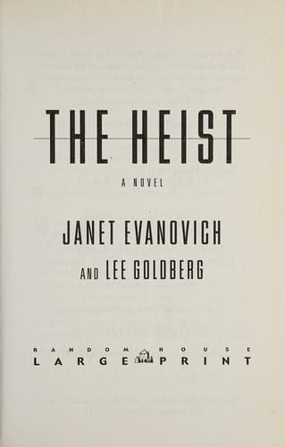 Tapa de The heist