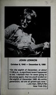 Tapa de Lennon, up close & personal