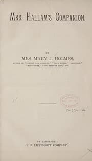 Tapa de Mrs. Hallam's companion
