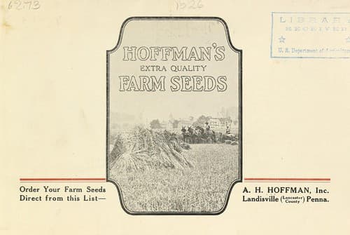 Tapa de Hoffman's extra quality farm seeds