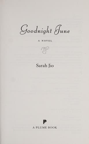 Tapa de Goodnight June