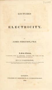 Tapa de Lectures on electricity
