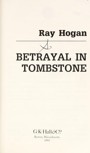 Tapa de Betrayal in Tombstone