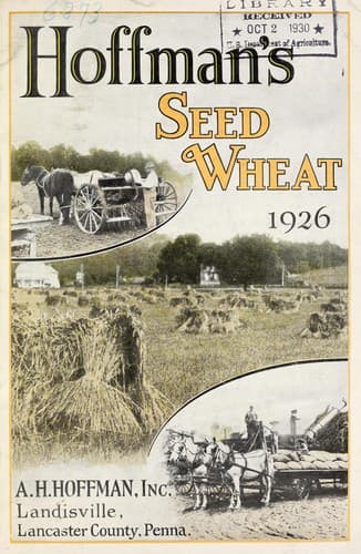 Tapa de Hoffman's seed wheat