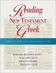 Tapa de Reading New Testament Greek