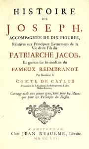 Tapa de Histoire de Joseph