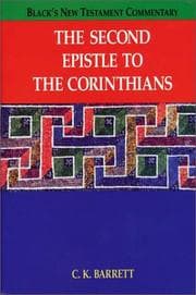 Tapa de The Second Epistle to Corinthians