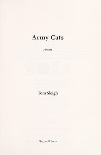 Tapa de Army cats