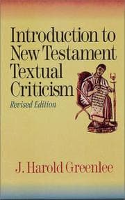 Tapa de Introduction to New Testament textual criticism