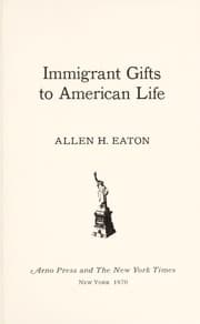 Tapa de Immigrant gifts to American life