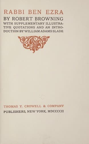 Tapa de Rabbi Ben Ezra