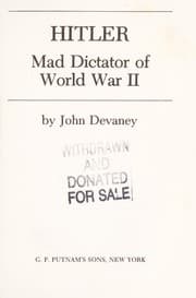 Tapa de Hitler, mad dictator of World War II