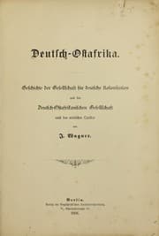 Tapa de Deutsch-Ostafrika
