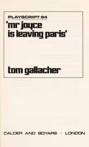 Tapa de Mr. Joyce is Leaving Paris