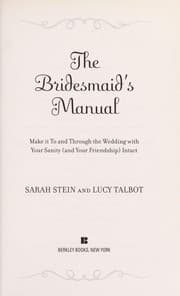 Tapa de The bridesmaid's manual