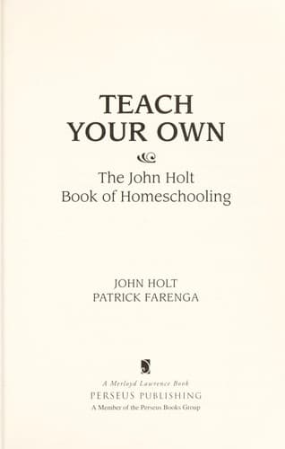 Tapa de Teach Your Own
