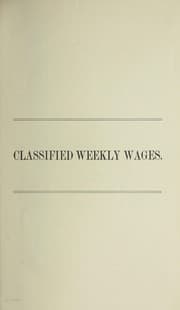 Tapa de Classified weekly wages