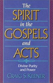 Tapa de The Spirit in the Gospels and Acts