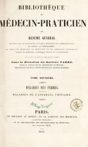 Tapa de Biblioth©·que du m©♭decin-praticien ou r©♭sum©♭ g©♭n©♭ral de tous les ouvrages de clinique m©♭dicale et chirurgicale, do toutes les monographies, de tous les m©♭moires de m©♭decine et de chirurgie pratiques, anciens et modernes, publi©♭s en France et ©  l'©♭tranger