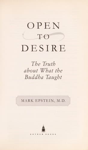 Tapa de Open to desire