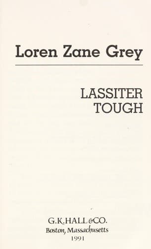Tapa de Lassiter Tough