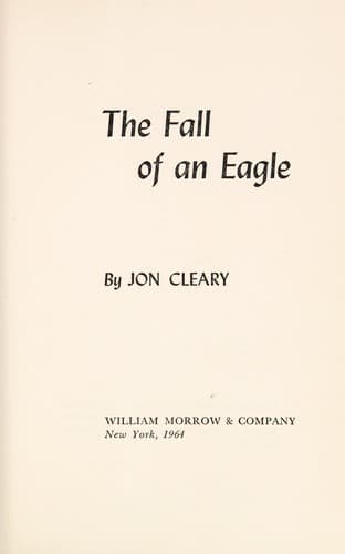 Tapa de The fall of an eagle