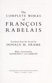 Tapa de The complete works of François Rabelais