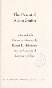 Tapa de The Essential Adam Smith